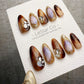 Reusable Opulent Gemstone Melt | Handmade Press On Gel Acrylic Nails | 4for3 Timed Offer