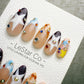 Reusable Y2K Star Parade | Handmade Press On Gel Acrylic Nails | 4for3 Timed Offer