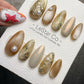 Reusable Lavender Marble Mist | Handmade Press On Gel Acrylic Nails | 4for3 Timed Offer