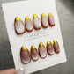 Reusable Golden Velvet Twilight Cat Eye | Handmade Press On Gel Nails | 4for3 Timed Offer