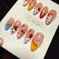Whimsical Berry Carnival | Handmade Press On Gel Acrylic Nails | 4for3 Timed Offer