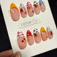 Whimsical Berry Carnival | Handmade Press On Gel Acrylic Nails | 4for3 Timed Offer