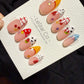 Whimsical Berry Carnival | Handmade Press On Gel Acrylic Nails | 4for3 Timed Offer