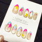 Reusable Pop Galaxy| Handmade Press On Gel Acrylic Nails | 4for3 Timed Offer