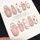 Reusable Strawberry Picnic | Handmade Press On Gel Acrylic Nails | 4for3 Timed Offer