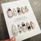 Reusable Pink Moon Glitter Cat Eye | Handmade Press On Gel Acrylic Nails | 4for3 Timed Offer