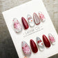 Reusable Velvet Cupcake Cat Eye | Handmade Press On Gel Acrylic Nails | 4for3 Timed Offer
