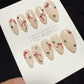 Reusable Blush Ballet | Handmade Press On Gel Acrylic Nails | 4for3 Timed Offer