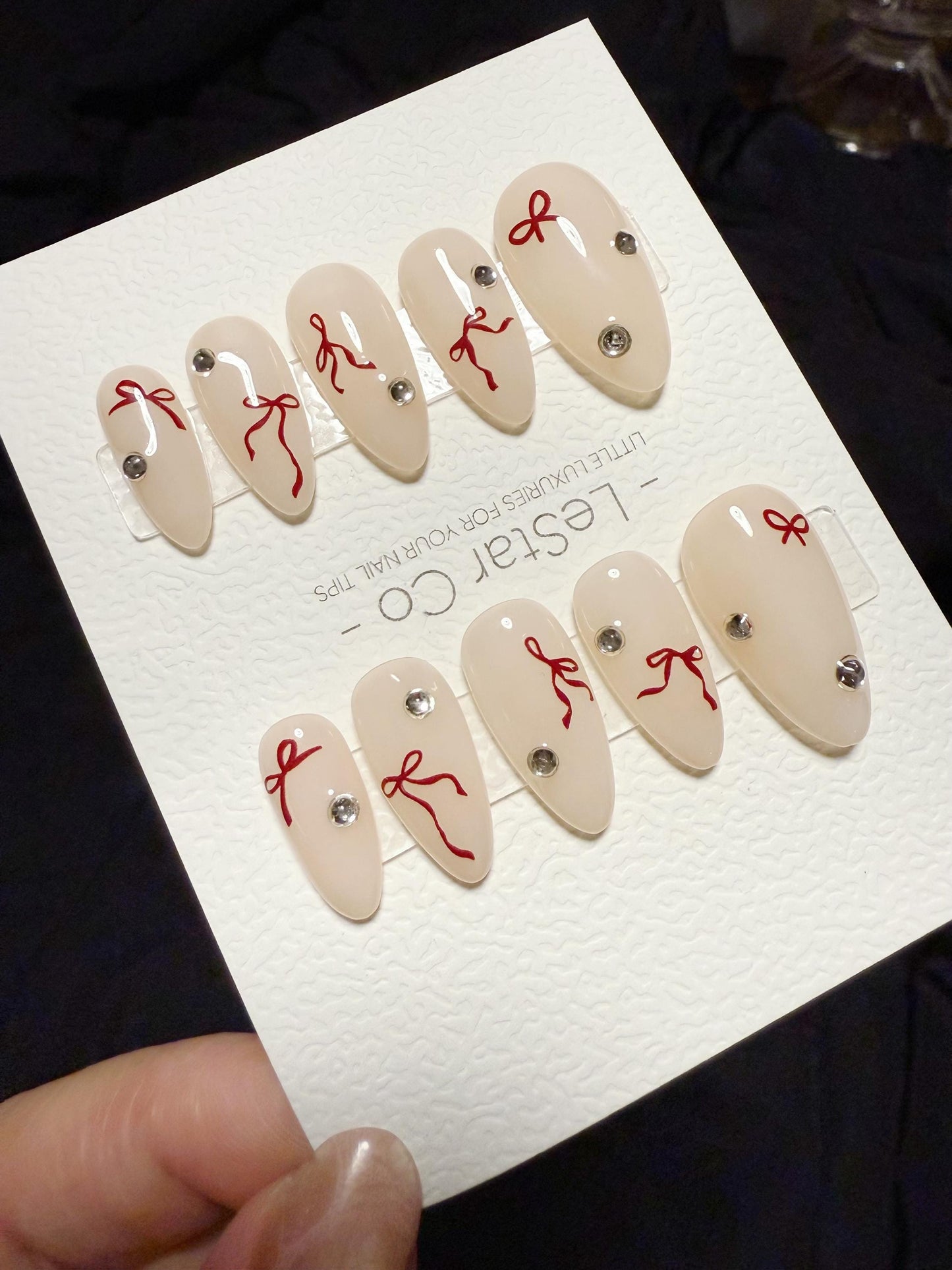Reusable Blush Ballet | Handmade Press On Gel Acrylic Nails | 4for3 Timed Offer
