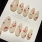 Reusable Blush Ballet | Handmade Press On Gel Acrylic Nails | 4for3 Timed Offer