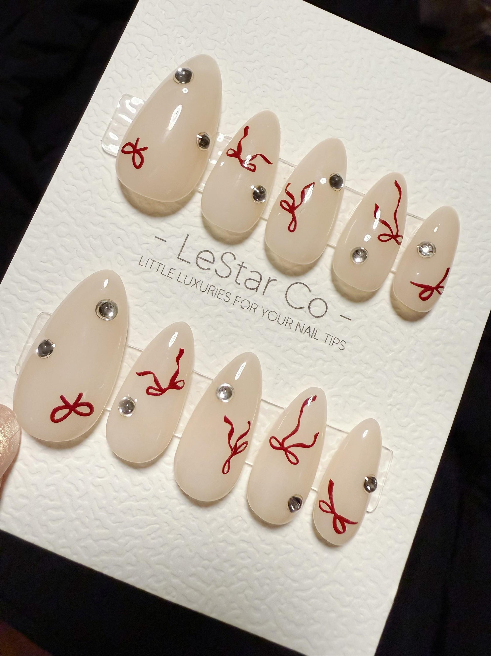 Reusable Blush Ballet | Handmade Press On Gel Acrylic Nails | 4for3 Timed Offer