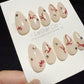 Reusable Blush Ballet | Handmade Press On Gel Acrylic Nails | 4for3 Timed Offer
