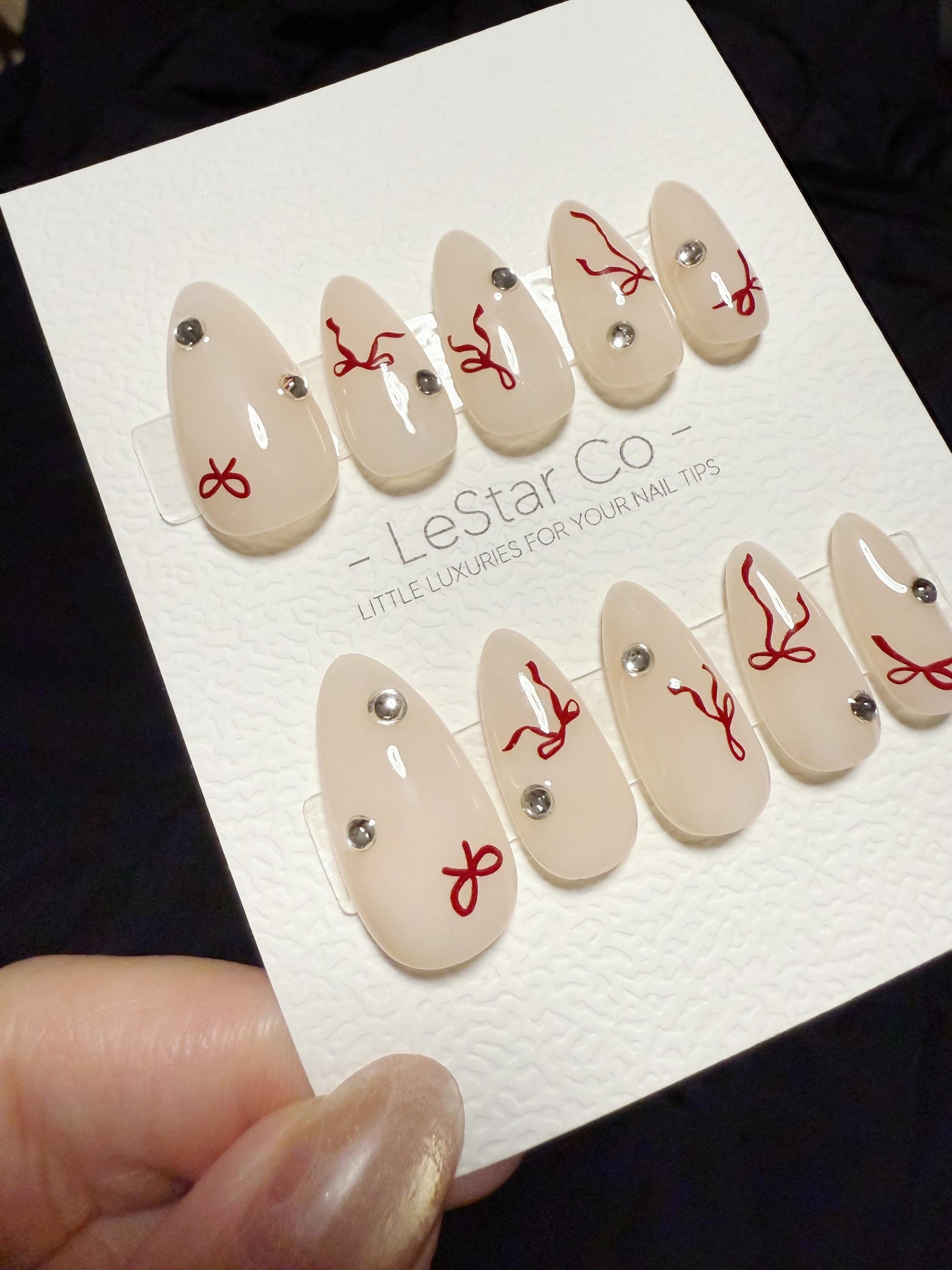 Reusable Blush Ballet | Handmade Press On Gel Acrylic Nails | 4for3 Timed Offer