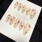 Reusable Blush Ballet | Handmade Press On Gel Acrylic Nails | 4for3 Timed Offer