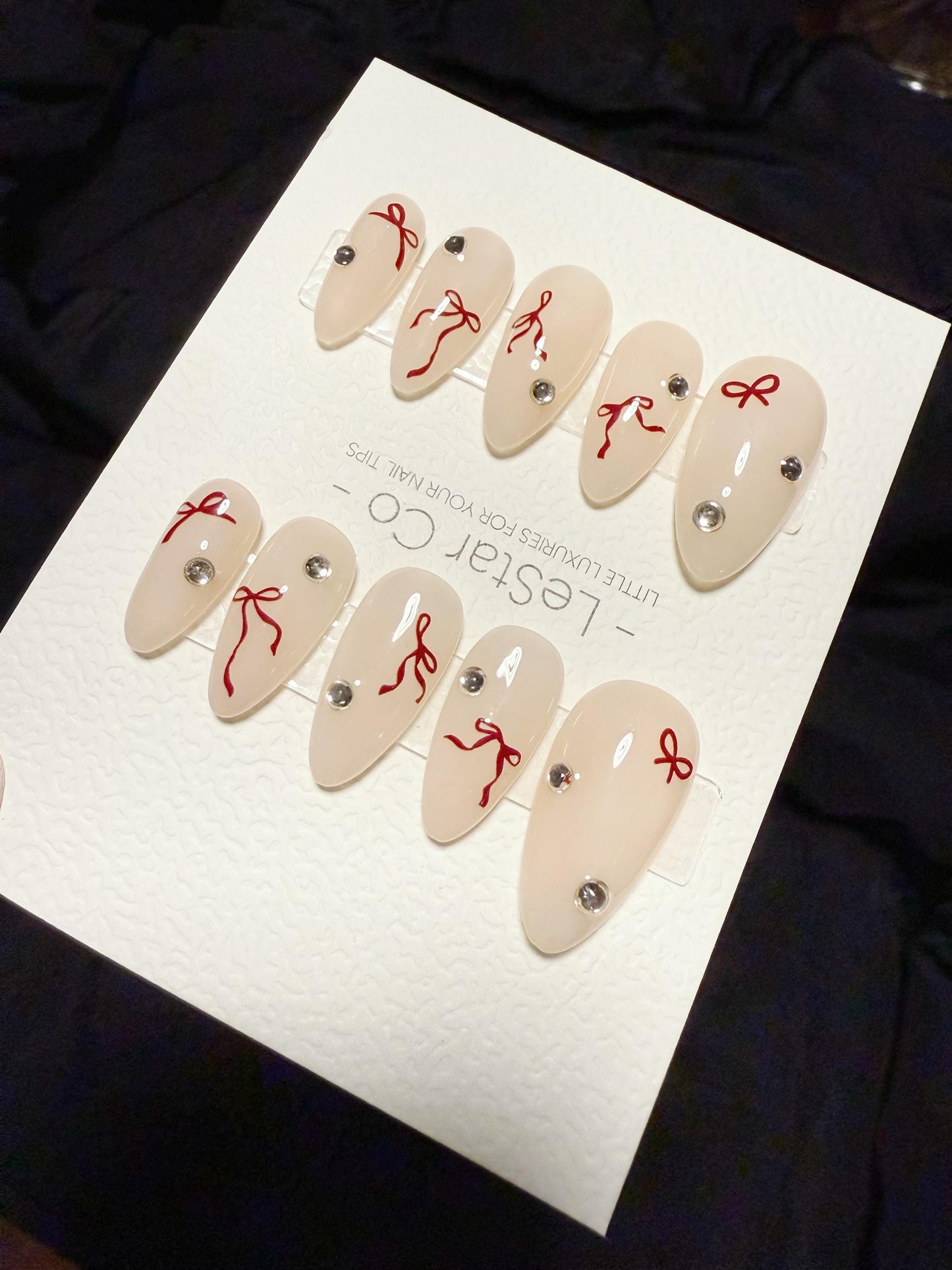 Reusable Blush Ballet | Handmade Press On Gel Acrylic Nails | 4for3 Timed Offer