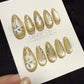 Reusable Golden Dusk Petals Cat Eye | Handmade Press On Gel Acrylic Nails | 4for3 Timed Offer