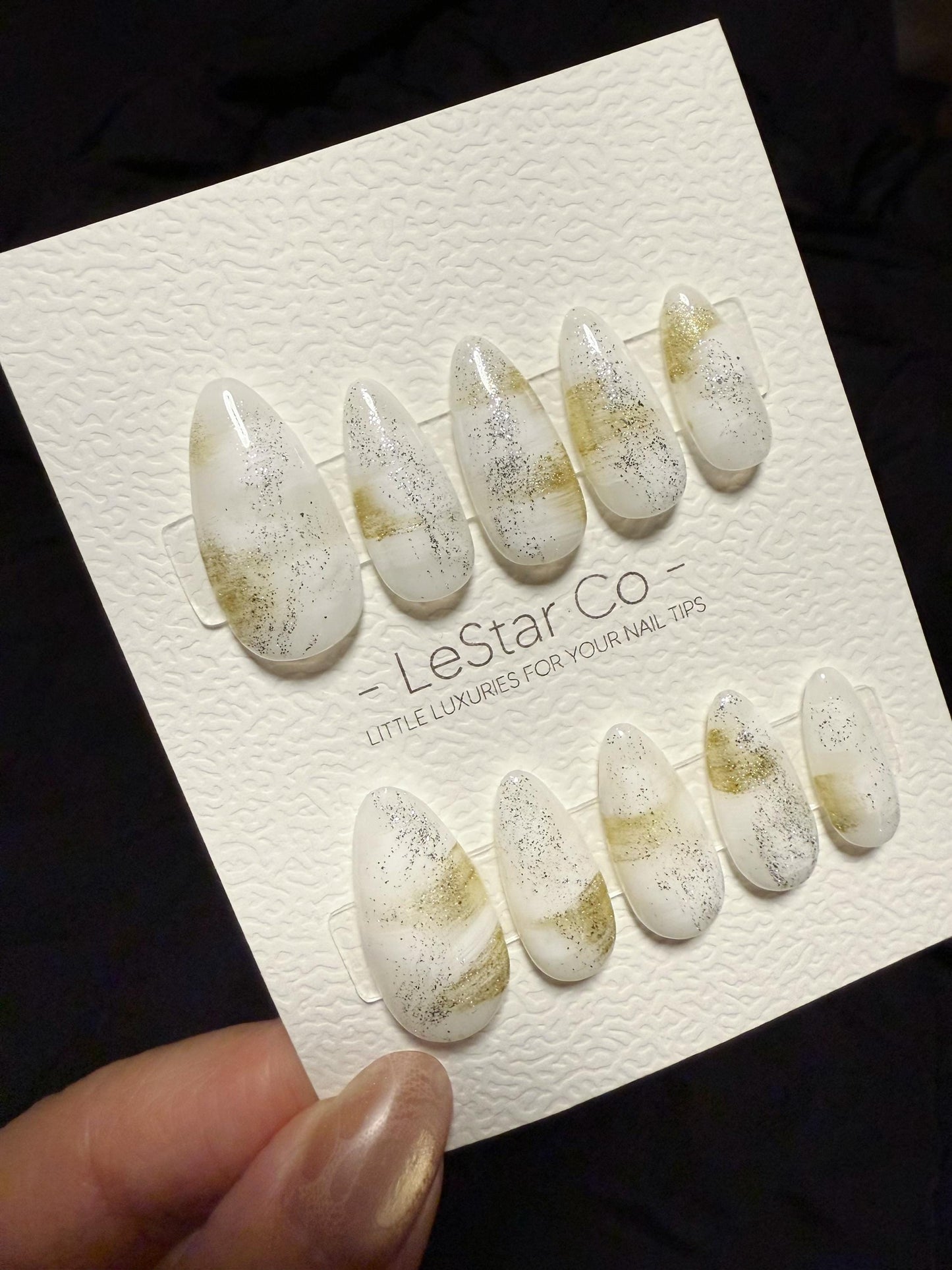 Reusable Winer Dune | Handmade Press On Gel Acrylic Nails | 4for3 Timed Offer