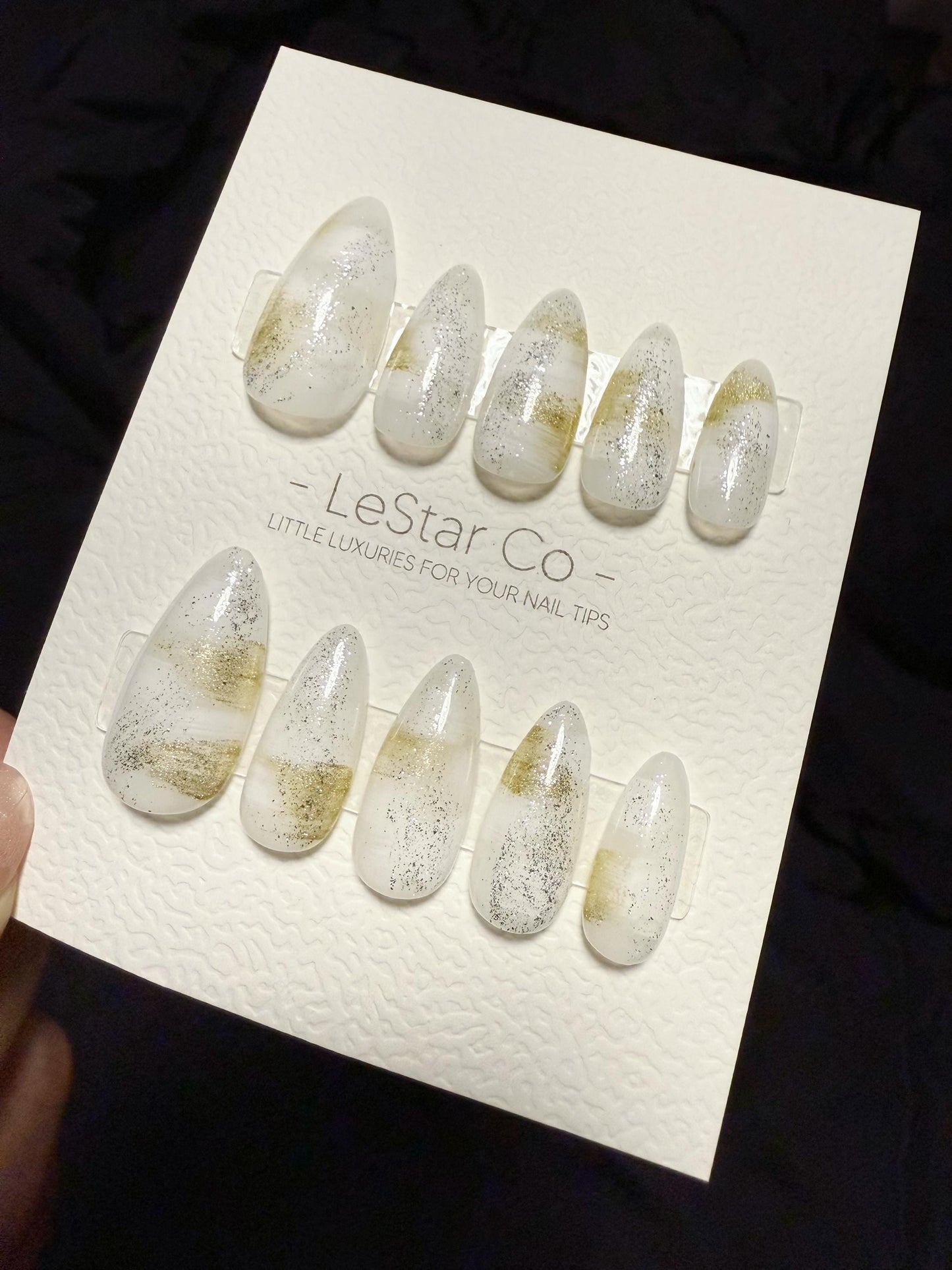 Reusable Winer Dune | Handmade Press On Gel Acrylic Nails | 4for3 Timed Offer