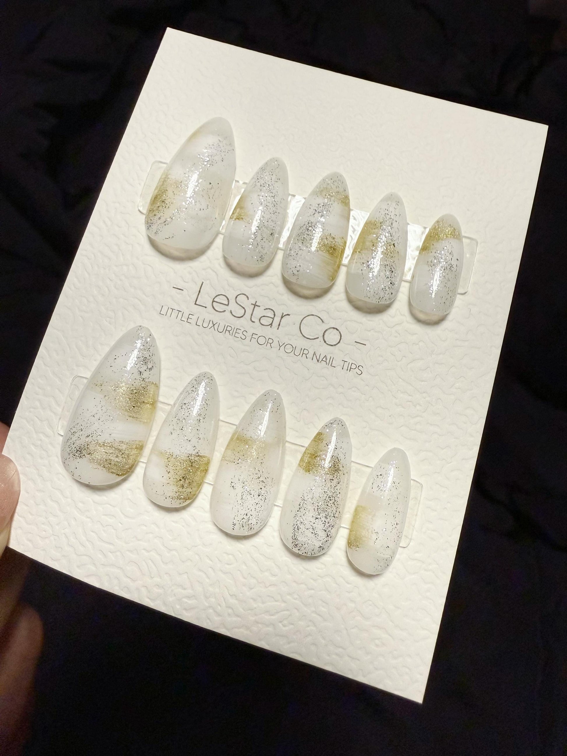 Reusable Winer Dune | Handmade Press On Gel Acrylic Nails | 4for3 Timed Offer