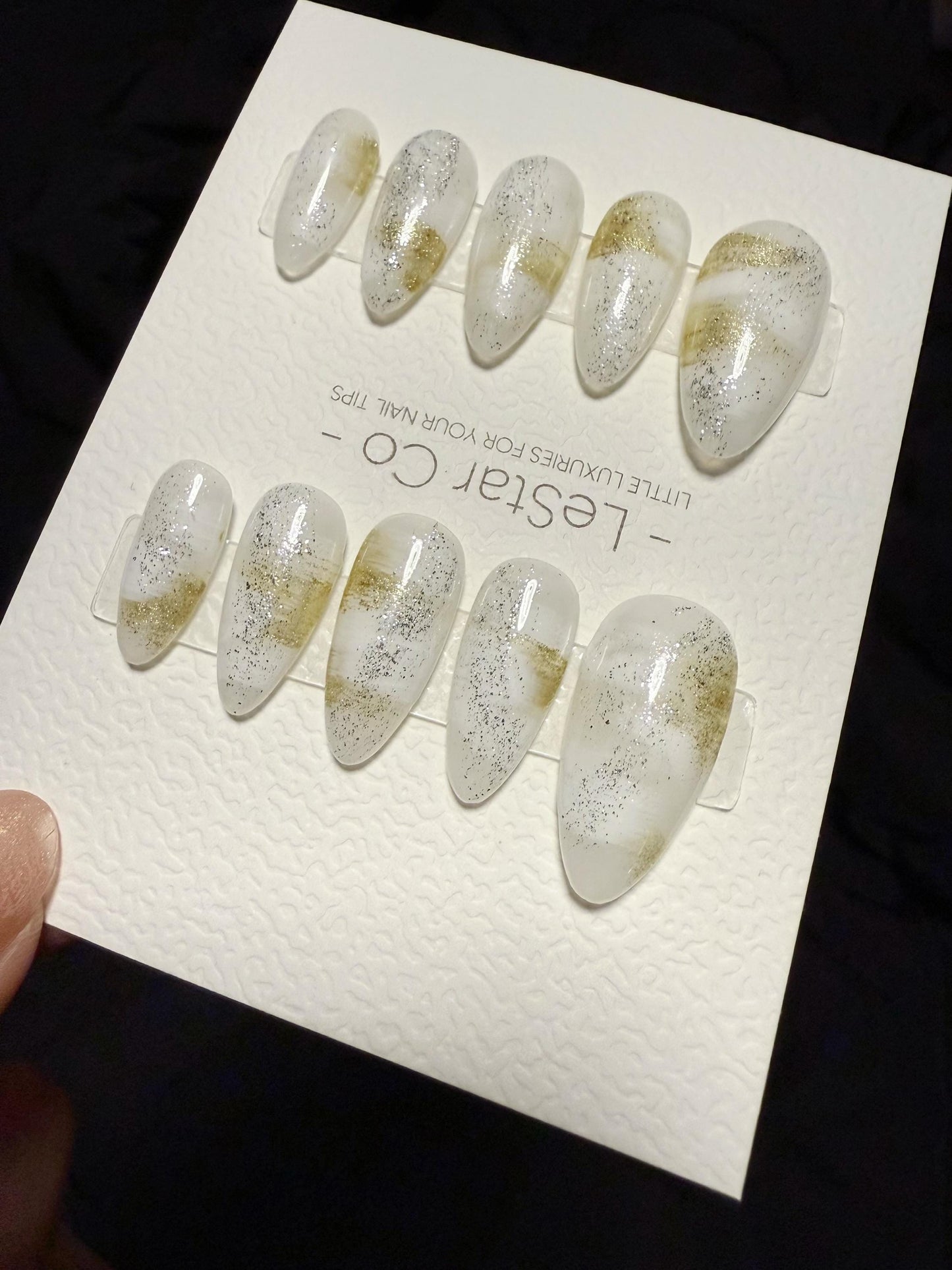 Reusable Winer Dune | Handmade Press On Gel Acrylic Nails | 4for3 Timed Offer