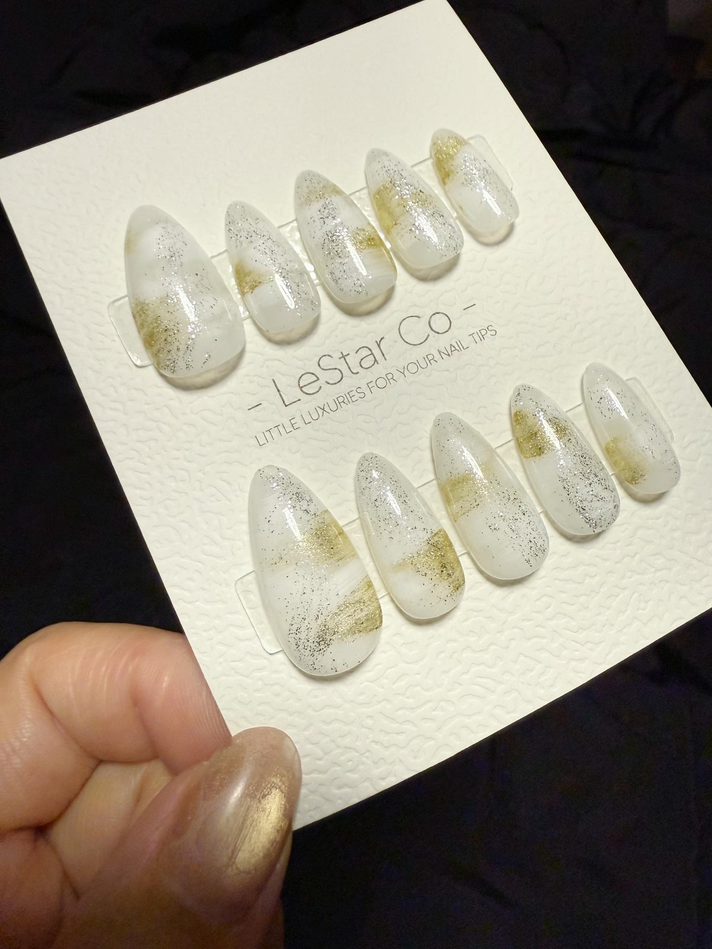 Reusable Winer Dune | Handmade Press On Gel Acrylic Nails | 4for3 Timed Offer