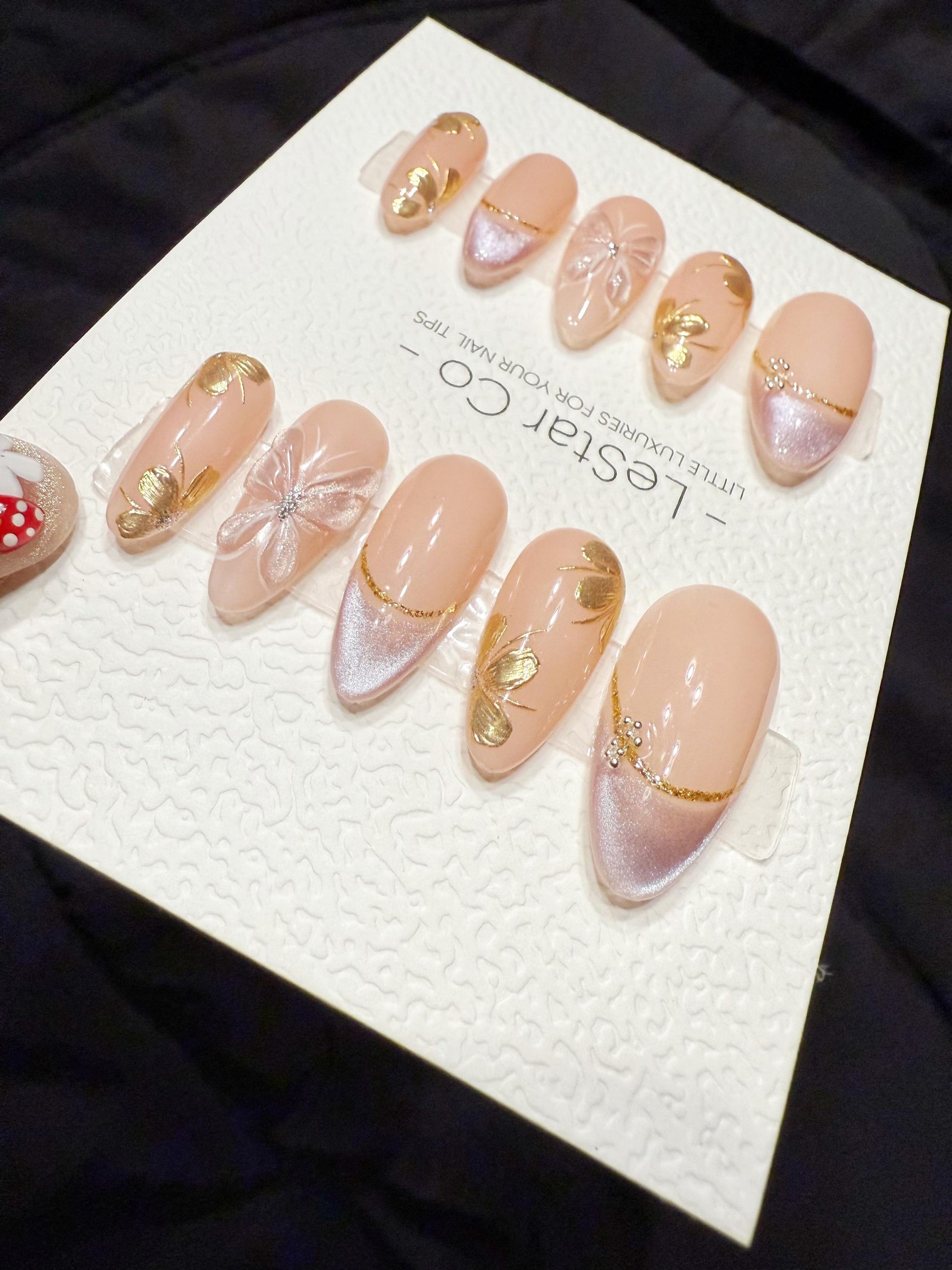 Reusable Butterfly Party | Handmade Press On Gel Acrylic Nails | 4for3 Timed Offer