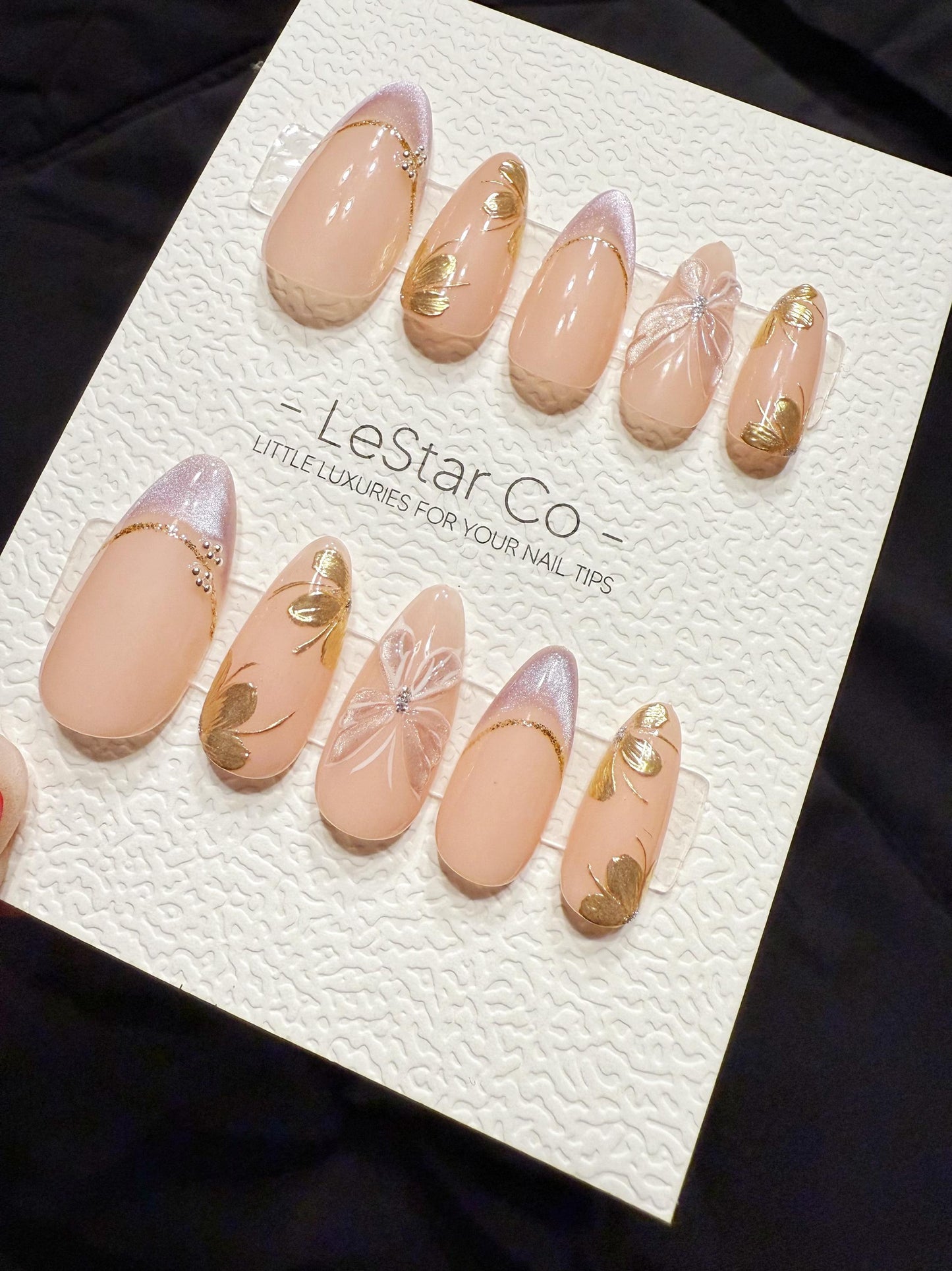 Reusable Butterfly Party | Handmade Press On Gel Acrylic Nails | 4for3 Timed Offer