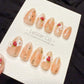 Reusable Petal & Berry | Handmade Press On Gel Acrylic Nails | 4for3 Timed Offer