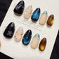 Reusable Galaxy Waltz | Handmade Press On Gel Acrylic Nails | 4for3 Timed Offer