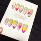 Reusable Pop Galaxy| Handmade Press On Gel Acrylic Nails | 4for3 Timed Offer