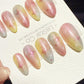 Reusable Fairy Pop Nebula | Handmade Press On Gel Acrylic Nails | 4for3 Timed Offer