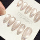 Reusable Stardust Frame Cat Eye | Handmade Press On Gel Nails | 4for3 Timed Offer
