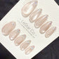 Reusable Stardust Frame Cat Eye | Handmade Press On Gel Nails | 4for3 Timed Offer