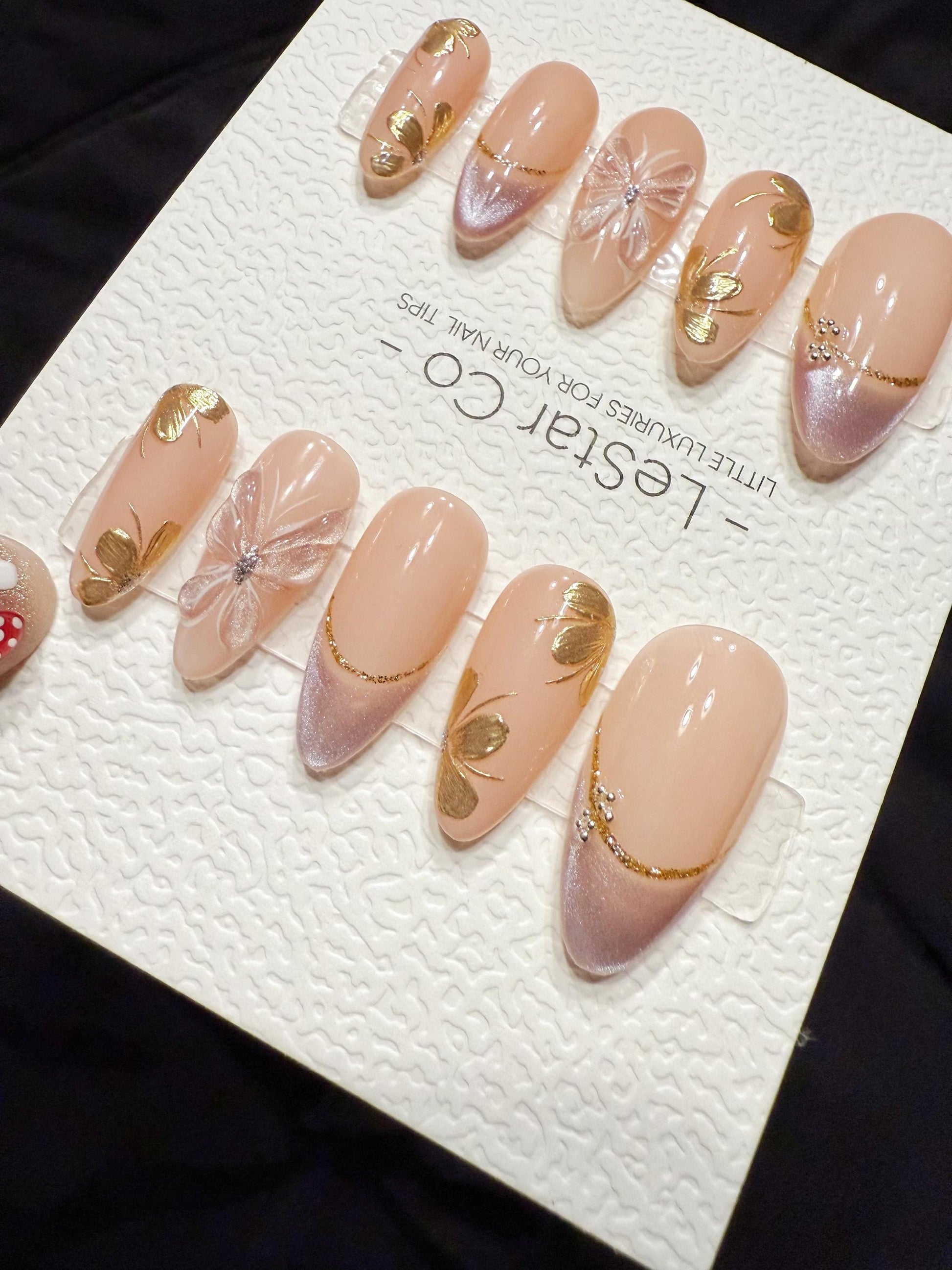 Reusable Butterfly Party | Handmade Press On Gel Acrylic Nails | 4for3 Timed Offer