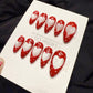 Reusable Candy Heart Pop Cat Eye | Handmade Press On Gel Acrylic Nails | 4for3 Timed Offer