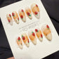 Reusable Strawberry Farm | Handmade Press On Gel Acrylic Nails | 4for3 Timed Offer