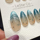 Reusable Celestial Drift Cat Eye| Handmade Press On Gel Nails | 4for3 Timed Offer