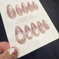 Reusable Sugar Plum Pop | Handmade Press On Gel Acrylic Nails | 4for3 Timed Offer