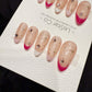 Reusable Pink Stardust | Handmade Press On Gel Acrylic Nails | 4for3 Timed Offer