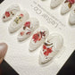 Reusable Vintage Rose Cameo | Handmade Press On Gel Acrylic Nails | 4for3 Timed Offer