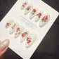 Reusable Vintage Rose Cameo | Handmade Press On Gel Acrylic Nails | 4for3 Timed Offer