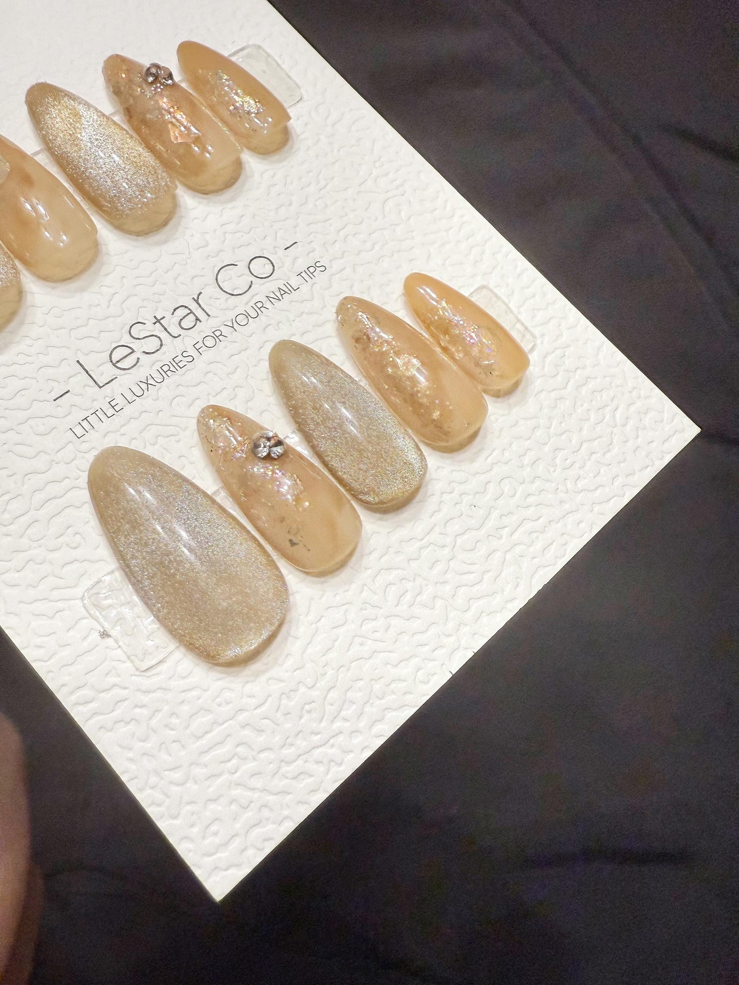 Reusable Solar Nectar | Handmade Press On Gel Acrylic Nails | 4for3 Timed Offer