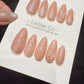 Reusable Peach Jelly Glow | Handmade Press On Gel Acrylic Nails | 4for3 Timed Offer