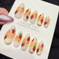 Reusable Strawberry Farm | Handmade Press On Gel Acrylic Nails | 4for3 Timed Offer