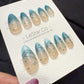 Reusable Celestial Drift Cat Eye| Handmade Press On Gel Nails | 4for3 Timed Offer