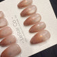 Reusable Rosy Veil Cat Eye | Handmade Press On Gel Acrylic Nails | 4for3 Timed Offer