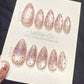 Reusable Sugar Plum Pop | Handmade Press On Gel Acrylic Nails | 4for3 Timed Offer