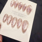 Reusable Sugar Plum Pop | Handmade Press On Gel Acrylic Nails | 4for3 Timed Offer