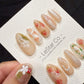 Reusable Butterfly in Rose Garden | Handmade Press On Gel Acrylic Nails | 4for3 Timed Offer