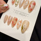 Reusable Butterfly in Rose Garden | Handmade Press On Gel Acrylic Nails | 4for3 Timed Offer